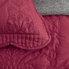 CHIXIN Microfiber King Pillow Shams Set of 2 - Quilted
