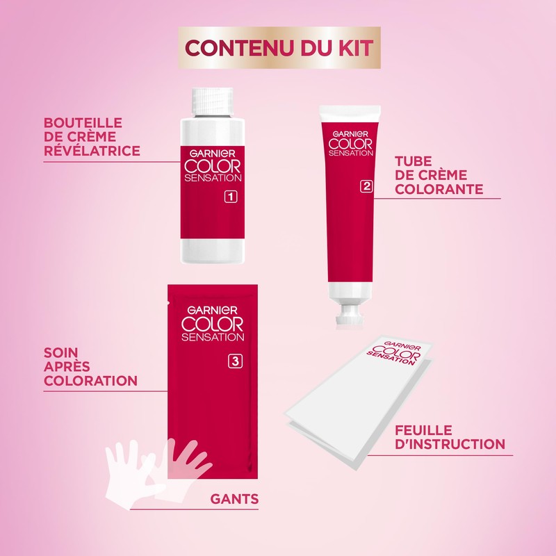 Garnier Color Sensation Colouration - Dark Brown 3.0 - Permanent