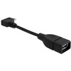 DeLock Pack of 2 Micro USB Type B Male Angled > USB 2.0-A Female OTG 11 cm