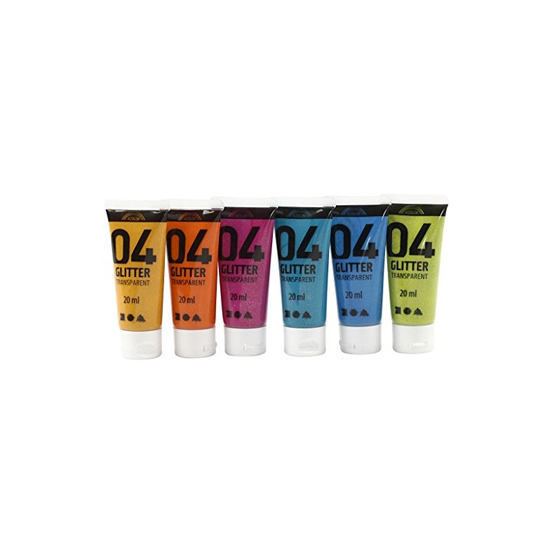 A-Color Acrylic Paint 6 x 20 ml Assorted F