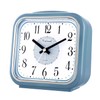5.5" Large Analog Alarm Clock Silent Non Ticking, Gentle Wake,