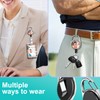Plifal ID Badge Holder with Lanyard and Retractable Badge Reel