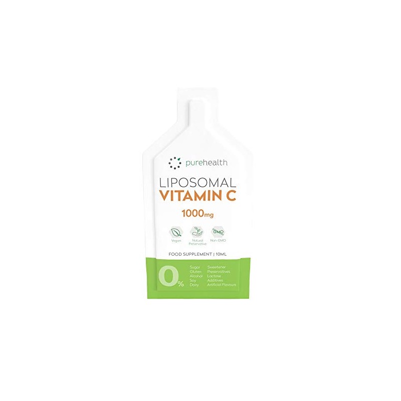 Liposomal Vitamin C 1000mg | 30 Liquid Sachets | Purest