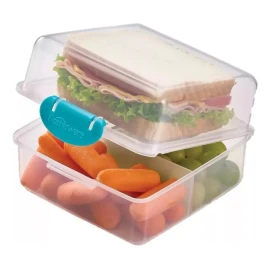 Betterware Topper Con Divisiones, Doble Sandwichera Lleva Tus Alimentos