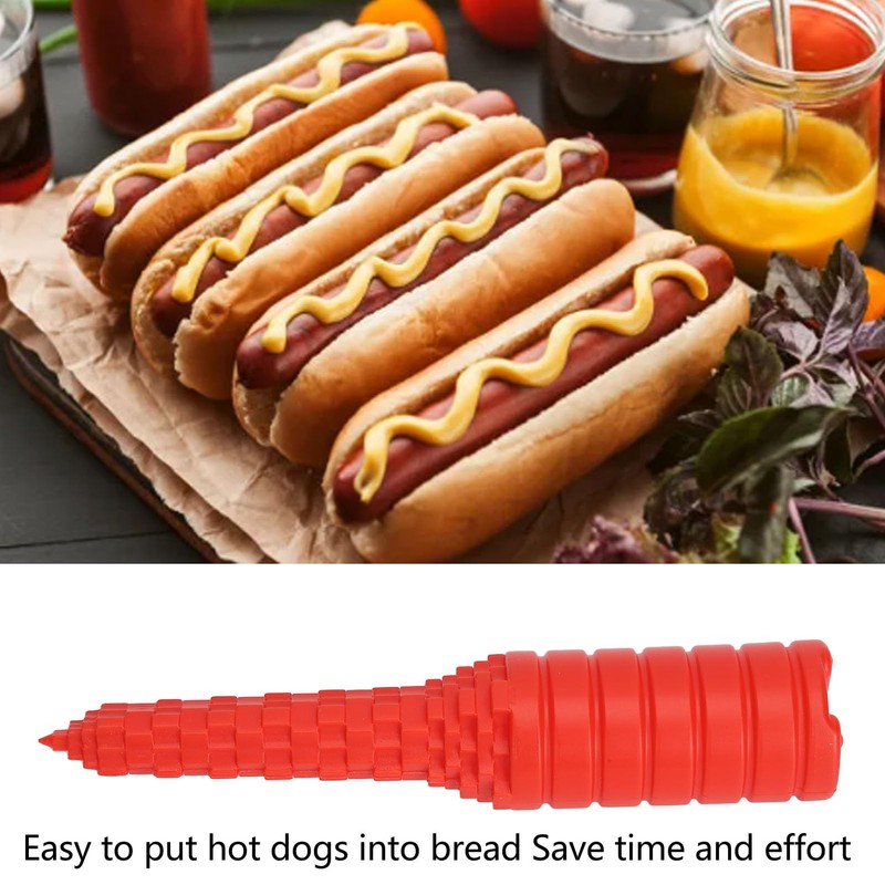 Hotdogger, Hot Dog Spiralizer Grilling Tool, Hotdog Bun Driller Tool