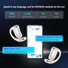 Wooask AI Translator Earbuds, 144 Language Translator Earbuds OWS 3-in-1