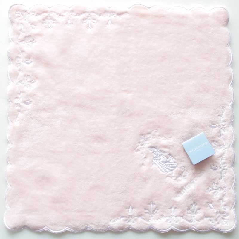 Wedgwood Towel Handkerchief Jasper Pink Wedgwood Handkerchief Towel Handkerchief