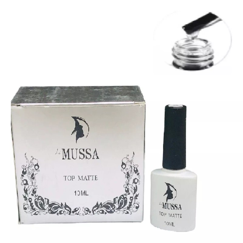 Mussa Top Efecto Matte Para Uñas 10 Ml Mussa Semipermanente