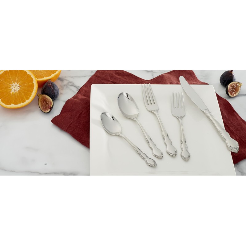 Oneida Dover Fine Flatware Dinner Knives, Set of 4 ,