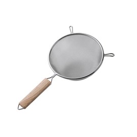 Household Sieve with Wooden Handle, Traditional, Diameter 16 cm
