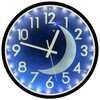 JoFomp LED Light Up Wall Clock Glow in Dark, 12