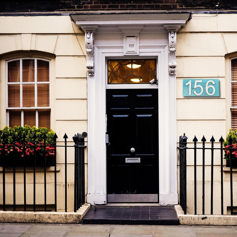 Modern 8-Inch House Numbers/Anti-fade & Rustproof Address Number for Home