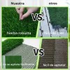Alfombra Césped Perros Fengtuilie 71x46cm Lavable Ecológica Verde