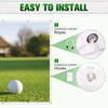 Aikeec Golf Simulator Impact Screen: 7mm Thickened Ultra-Clear Hitting Screen