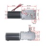 DollaTek 31ZY DC 24V 80RPM Turbo Gear Motor DC Reducer