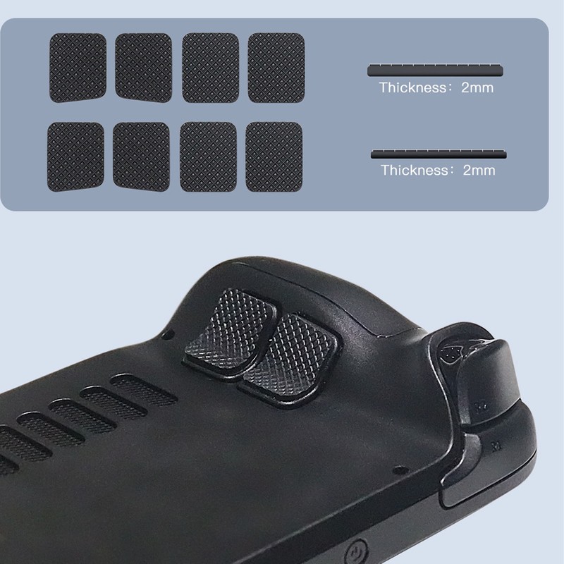 Back Button Enhancement Set Silicone Thumb Grip Caps Touchpad Protect