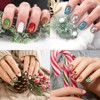 12 Sheets Christmas Nail Wraps Full Stickers Nail Polish Strips,