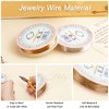 PandaHall Accessory Wire, Wire Diameter 0.01 inch (0.3 mm), Copper