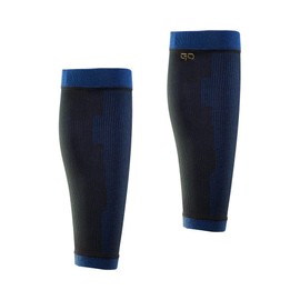 GO Calf Lower Leg Kinesiology Compression Sleeve Blue Extra Large Pair