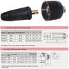 RIVERWELD TIG Welding Cable Joint Quick Connector Pair Dinse-Style 315Amp