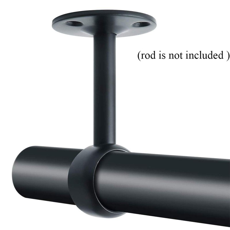 Coshar 3/4-Inch(19mm) Wardrobe Pipe, Closet Lever Support Rod Holder Socket