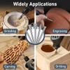 Engraving Router Bit Carving Bits, 20 PCS HSS Rotary Tool