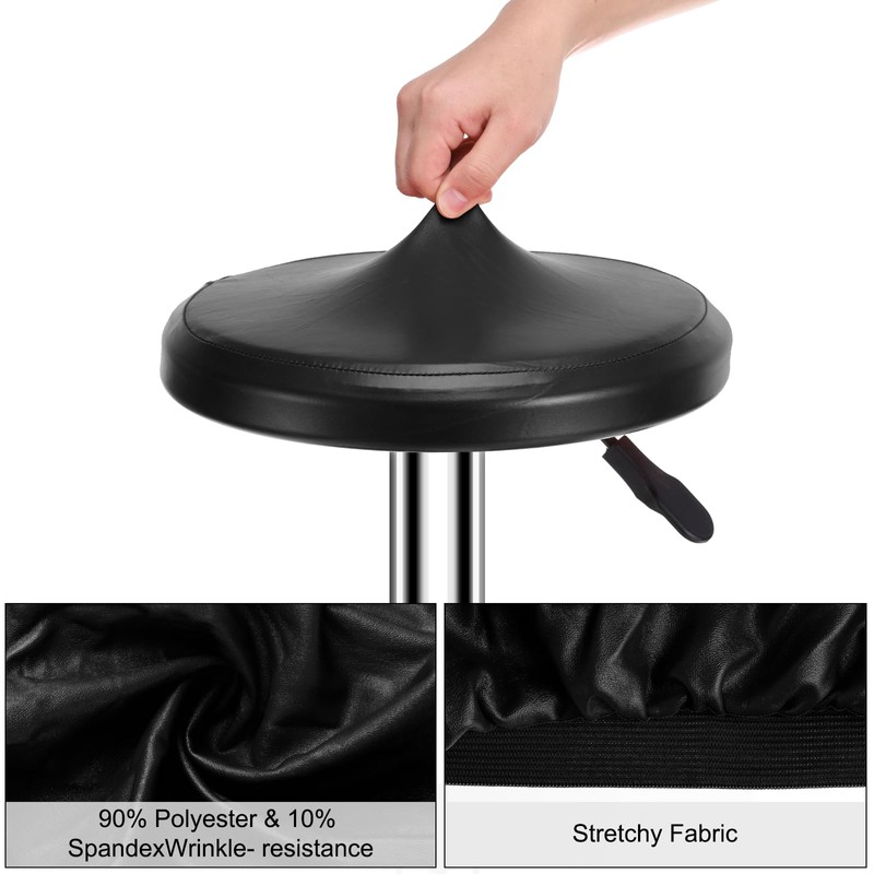 sourcing map Round Bar Stool Covers, 2 Pack Round Seat