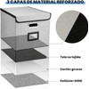 Paquete de 2 Cajas Organizadoras de Archivos con Tapa y