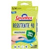 Spontex Pack of 40 Disposable Gloves, Hypoallergenic, Nitrile Gloves, Size