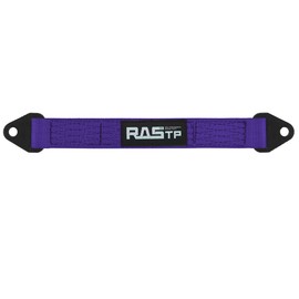 RASTP Limit Strap, Premium Quad Wrap Limit Strap Car Hauler Axle Straps Truck Wrecker Wheel Tie Down Strap with 10,000 Lb Webbing Strength (16 Inch, Purple)