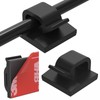Cable Clips 40pcs with Strong Adhesive Tapes,Wire Holder Organizer Cord
