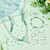 nbeads Approx. 246pcs 3mm Micro Faceted Gemstone Beads, Natural Moss