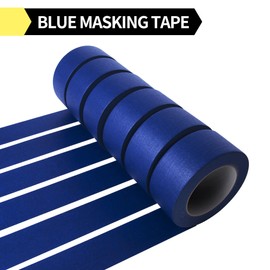TAPEBEAR Multi-Surface Painter's Tape, UV Anti Residue Free Blue Tape, Wall Painting Masking Tape with Sharp Lines for Indoor Outdoor Painting, 1.88 inch x 60 Yard, 6 Rolls