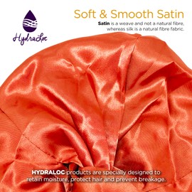 DONNA Turbante reversible de satén sedoso para dormir día y noche, 1 unidad para cabello rizado, cabello lacio, todas las texturas del cabello, envoltura para la cabeza, color rosa