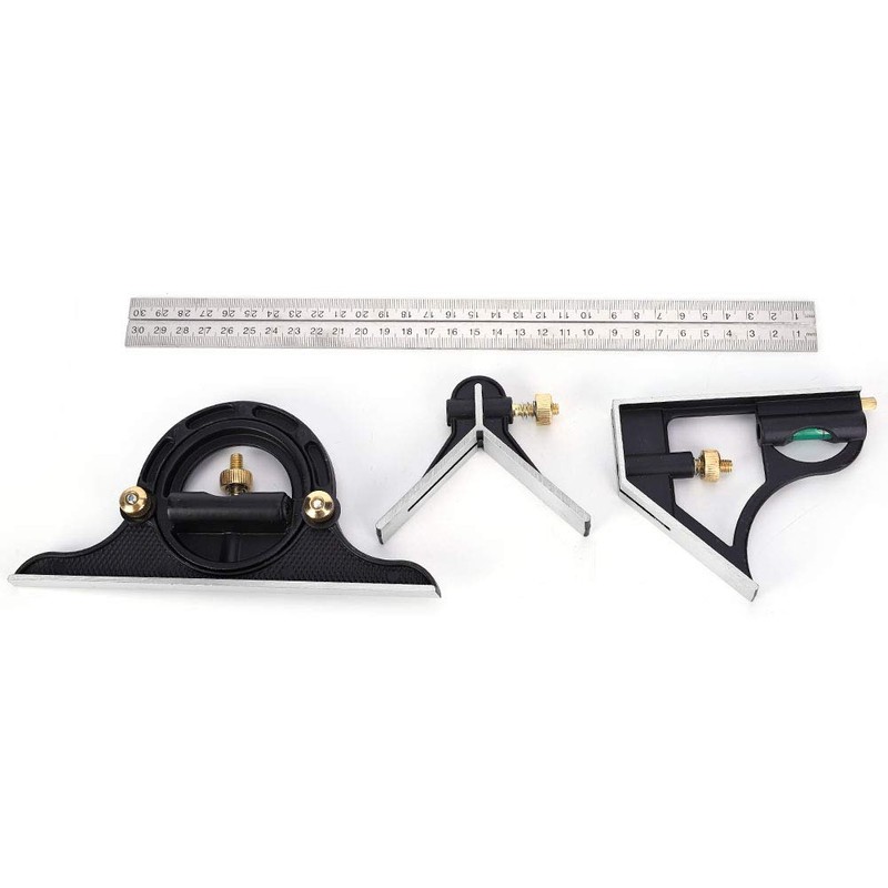 Stainless Steel Combination Combination Square, Angle Finder Square Angle Finder