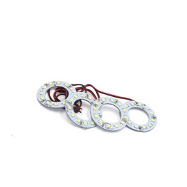 ACROPIX 40mm 12 Surface Mount Device LED Ring Light White - Pack of 4
