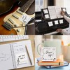 6 Pack Music Themed Sticky Note,Black White Music Notes Self-Stick