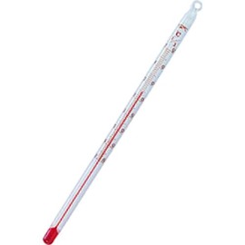 Sato 0610-00 Stick Thermometer, 0 - 50 °C, 5.9 inches (15 cm) (Temperature Sensitive Liquid/Red)