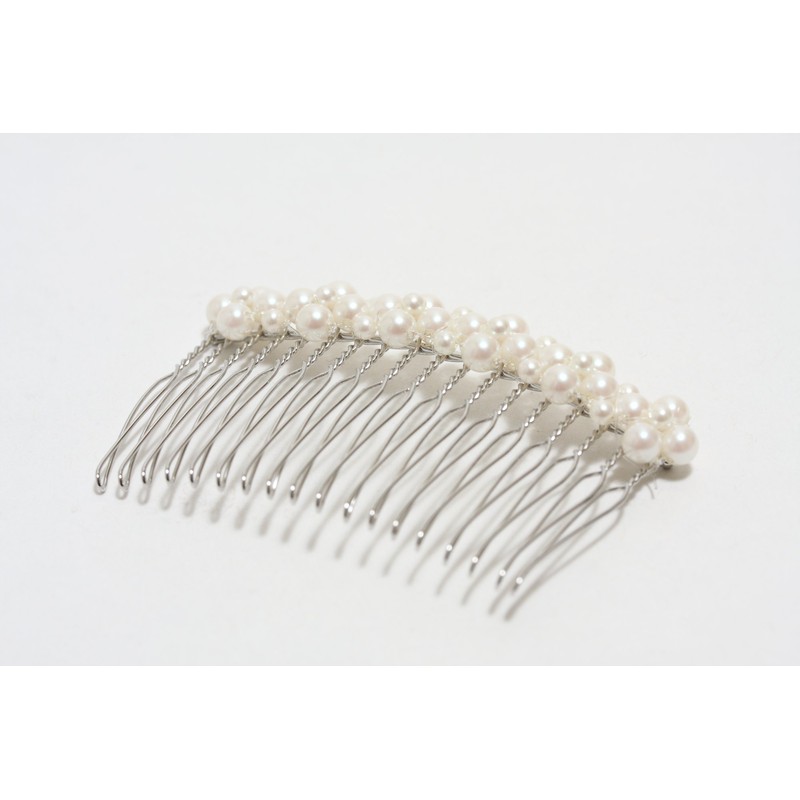 Hasegawa Pearl Comb Party Hair Ornament, Made in Japan, k-52
