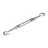 5Pcs Turnbuckle Hook and Hook Wire Rope Tension 304 Stainless