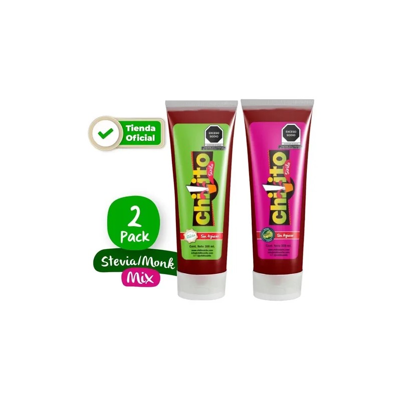 Chilito Sirilo Stevia + Monk Fruit 300ml ( 2 Pieza