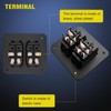 Nilight 2 Gang ON-Off Switch Panel 4 PIN DPST Toggle