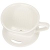 Bonmac 1-2 Cup Coffee Dripper with Measuring Spoon CD-1W White