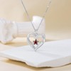 PARYFO Love Heart Necklace for Women 925 Sterling Silver with