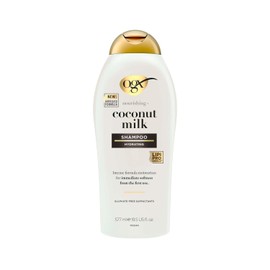 OGX, Shampoo Coconut Milk, Ideal para Cabello Seco y Dañado, Restaura e Hidrata Todo Tipo de Cabello, 577ML
