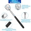 Oversized Back Scratcher Gift Set, 2 Pack, Portable Extendable Stainless