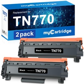 myCartridge TN770 Toner for Brother Printer Replace for Brother TN770 TN-770 Toner Cartridge for Brother Printer MFC-L2750DW L2750DWXL HL-L2370DW L2370DWXL Toner Cartridge 4,500 Page Super High Yield
