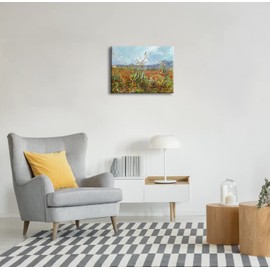 Wieco Art Canvas Wall Art Green Ears of Wheat Canvas Prints of Vincent Van Gogh Famous Paintings Reproduction Pictures Artwork Wall Decor for Living Room or Bedroom Home or Office Decor