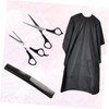 Healvian 1 Set Teeth Cut Scissors Shoe Covers for Hairdressers