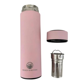 RR Pink Tea Bottle with Infuser – Brew Beautifully, Sip Stylishly